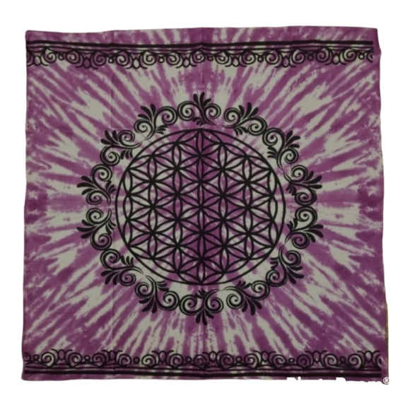 Midnight Magic Tarot & Tie Dyed Flower of Life Cloth - Picture 2 of 10